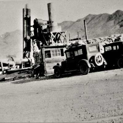 New Mexico Construction Company's asphalt plant at Boulder City, 1931