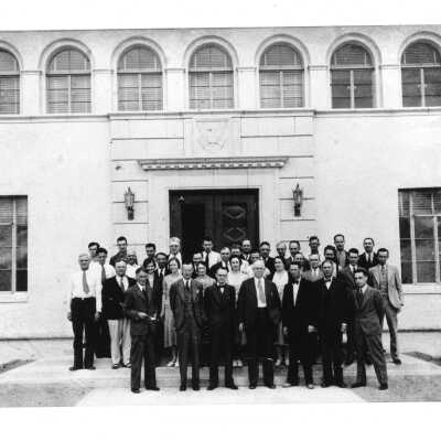 U.S. Bureau of Reclamation personnel at the administration building 1932