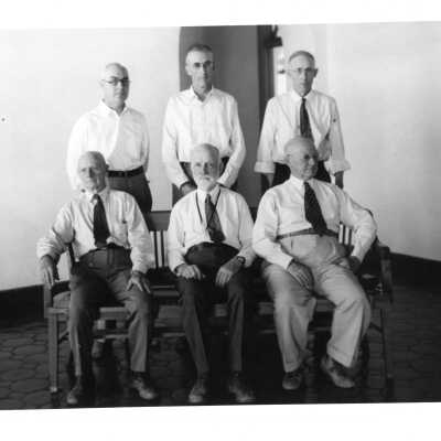 Interior, Bureau of Reclamation Administration Building, Boulder City, NV. Septmber 1933
