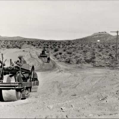 Nevada Hwy under construction 1931