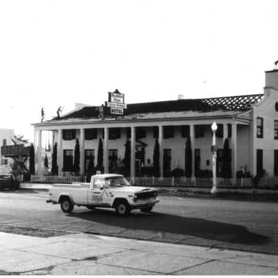 Boulder Dam Hotel July 1983 storm damage repairs