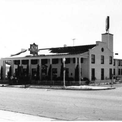 Boulder Dam Hotel July 1983 storm damage