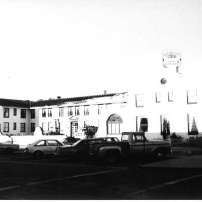 Boulder Dam Hotel July 1983 storm damage repairs