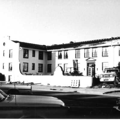 Boulder Dam Hotel July 1983 storm damage repairs