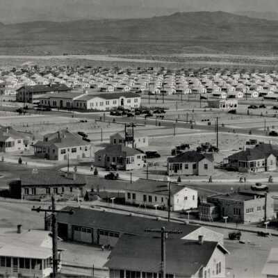 Boulder City panorama view southeast
