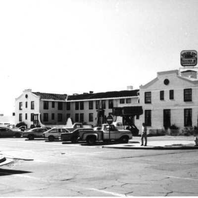 Boulder Dam Hotel July 1983 storm damage repairs