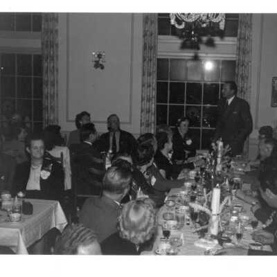 Boulder Dam Hotel dinner for Hoover Dam guide force, December 13, 1946