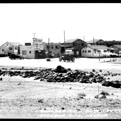 Boulder City hotels, motel, auto courts: Boulder City Auto Court, 1932