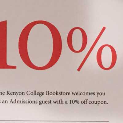 Kenyon College Bookstore Coupon