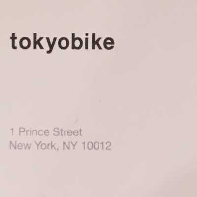 Tokyobike Business Card