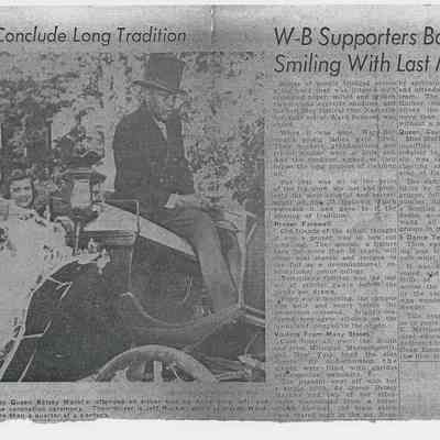W-B Supporters Bow Out Smiling With Last May Day