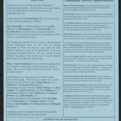 HH News, 2001