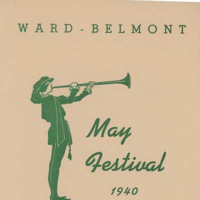 Ward-Belmont 1940 May Festival Program