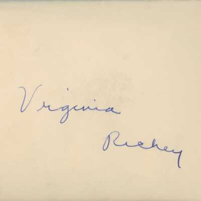 Virginia Richey Letter