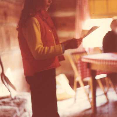 Student speaking