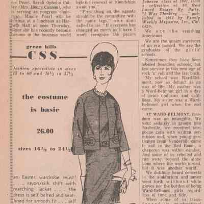 Second copy of the second half of the same article above, with advertisement included.