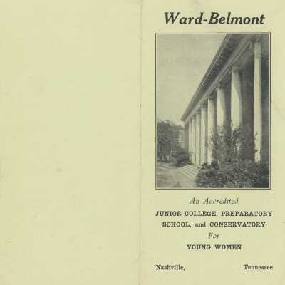 Ward-Belmont Brochure, 1940