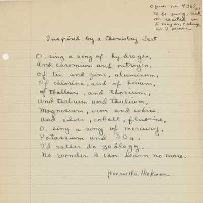 Henrietta Hickman Poetry