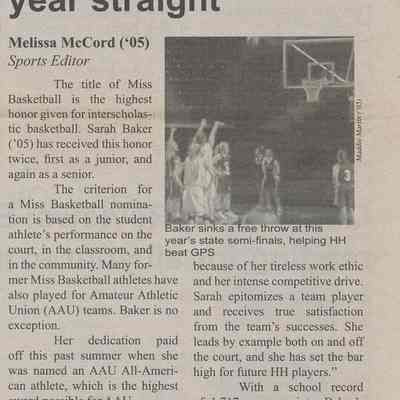 Logos Newspaper, March 9, 2005