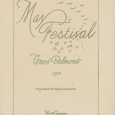 Ward-Belmont 1920 May Festival Program