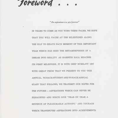 Dedication to Ward-Belmont, 1951?
