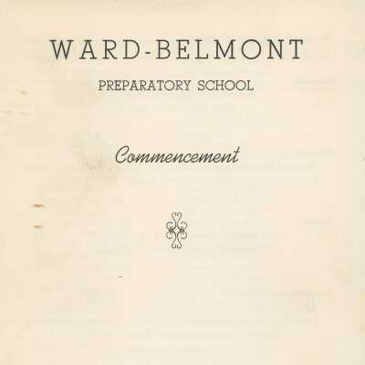 W-B Commencement Program, 1946