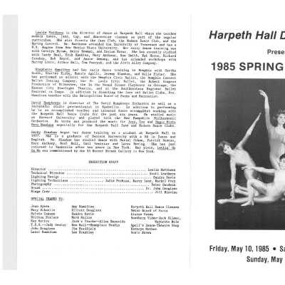 1985 Spring Concert