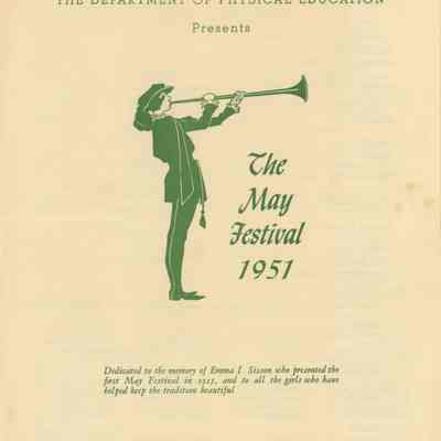 May Festival Pamphlet, 1951