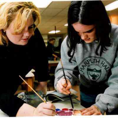 Winterim painting class (2001?)