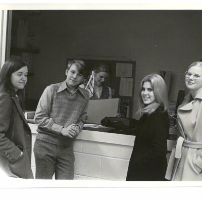 Group of students in 1972 (names unknown)
