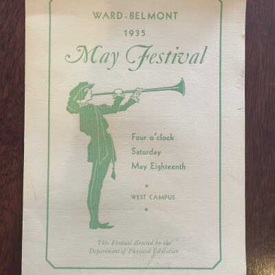 Ward-Belmont May Festival 1935 Bulletin