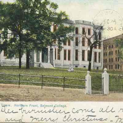 Belmont College Postcard