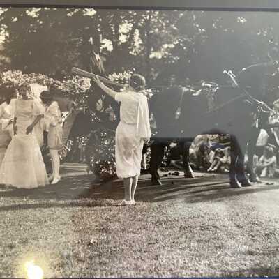 May Day Court with Carriage, 1932