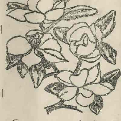 Senior Banquet Program and Menu, 1944