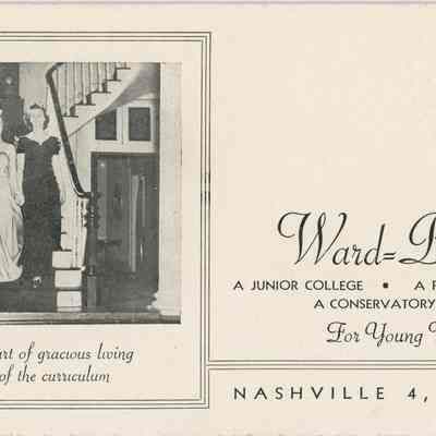 Ward-Belmont Business Card