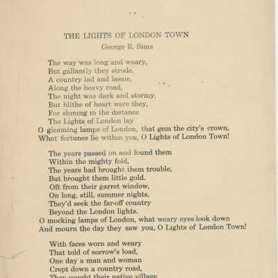 The Lights of London Town
