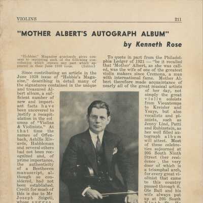Kenneth Rose Article, 1940