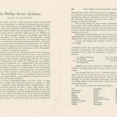 Private Independent Schools Catalog, 1952