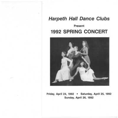 1992 Spring Dance Concert