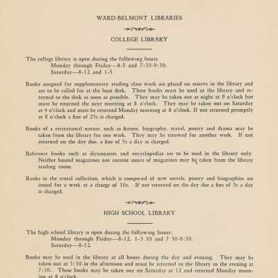 Ward-Belmont Libraries