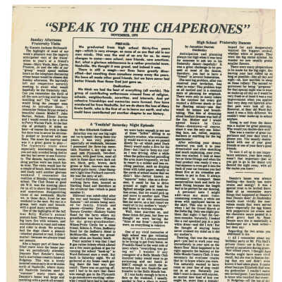Reflective Writings around Reunion 1979