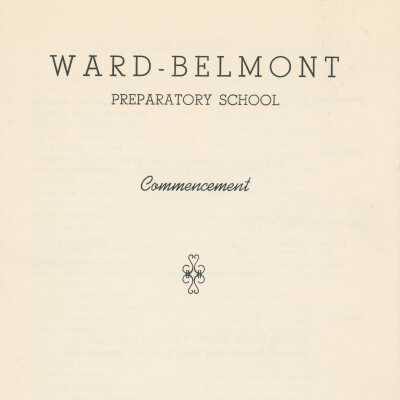 W-B Commencement Program, 1948