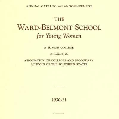 W-B Annual Catalog, 1930-1931