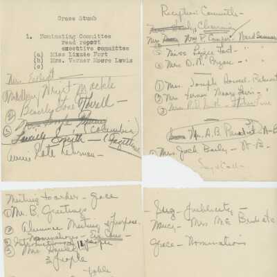 Nominating Committee Notes