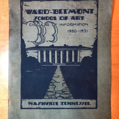 School of Art Circular of Information, 1930-1931