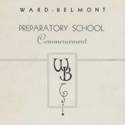 W-B Commencement Program, 1945