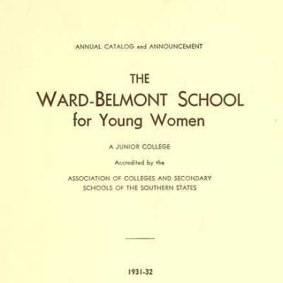 W-B Annual Catalog, 1931-1932