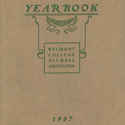 Belmont College Alumnae Association Yearbook, 1907