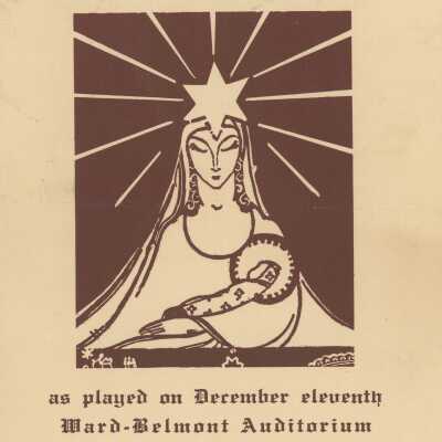 Ward-Belmont Nativity Program, 1949