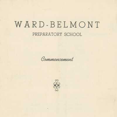 W-B Commencement Program, 1948